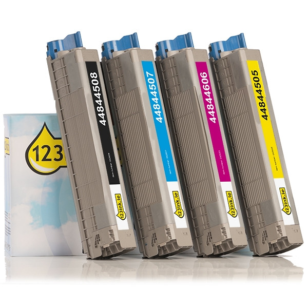 OKI 44844508/07/06/05 toner 4-pack (123ink version)  130061 - 1