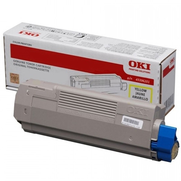 OKI 45396201 high capacity yellow toner (original) 45396201 036140 - 1