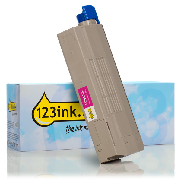 OKI 45396202 high capacity magenta toner (123ink version) 45396202C 036139 - 1