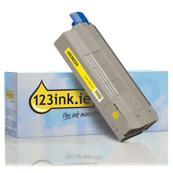 OKI 45396301 yellow toner (123ink version) 45396301C 036119 - 1