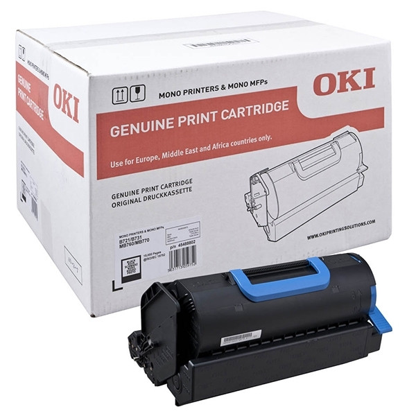 OKI 45488802 black toner (original OKI) 45488802 036142 - 1