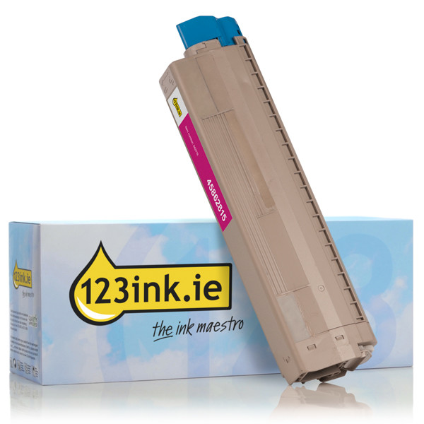 OKI 45862815 high capacity magenta toner (123ink version) 45862815C 042719 - 1