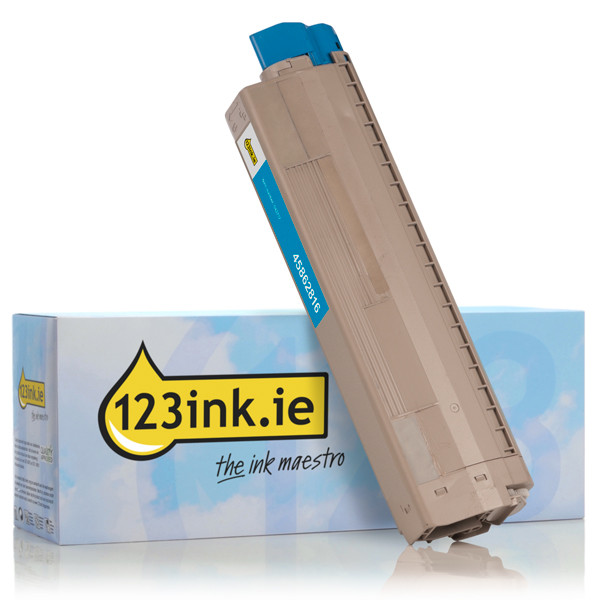 OKI 45862816 high capacity cyan toner (123ink version) 45862816C 042717 - 1