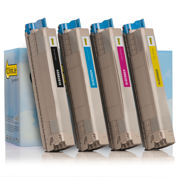 OKI 45862818/16/15/14 BK/C/M/Y toner 4-pack (123ink version)  130603 - 1