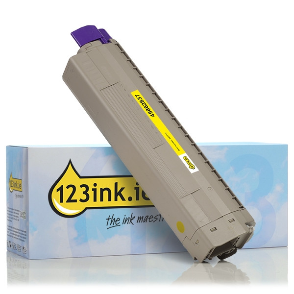 OKI 45862837 yellow toner (123ink version) 45862837C 042713 - 1