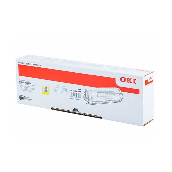 OKI 45862837 yellow toner (original OKI) 45862837 042712 - 1