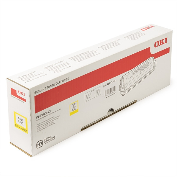 OKI 46443101 high capacity yellow toner (original) 46443101 036190 - 1