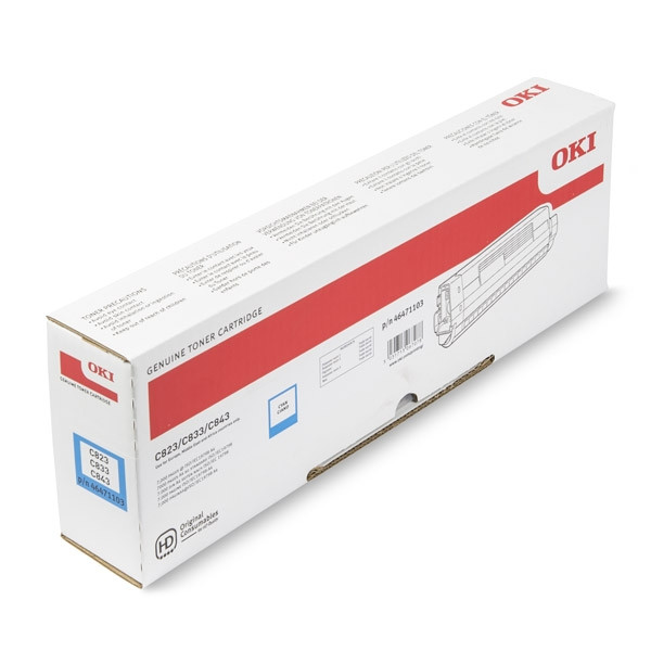 OKI 46471103 cyan toner (original OKI) 46471103 036178 - 1