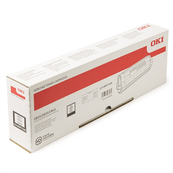 OKI 46471104 black toner (original OKI) 46471104 036176 - 1