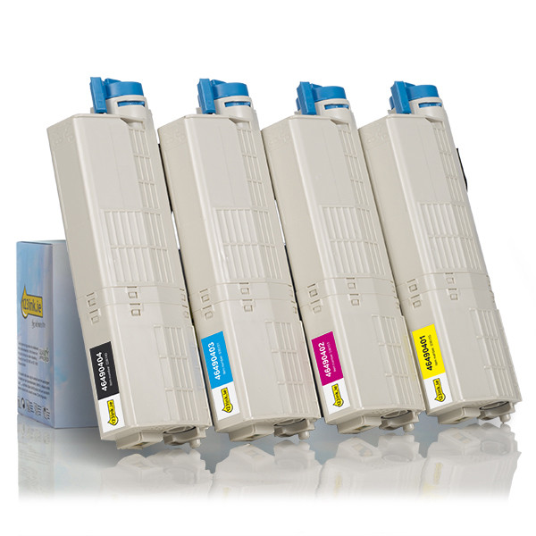 OKI 46490404/03/02/01 BK/C/M/Y toner 4-pack (123ink version)  130098 - 1