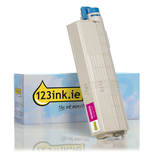 OKI 46490606 high capacity magenta toner (123ink version) 46490606C 036161 - 1