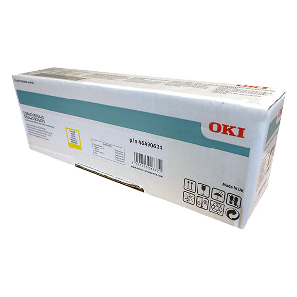 OKI 46490621 yellow toner (original OKI) 46490621 042842 - 1