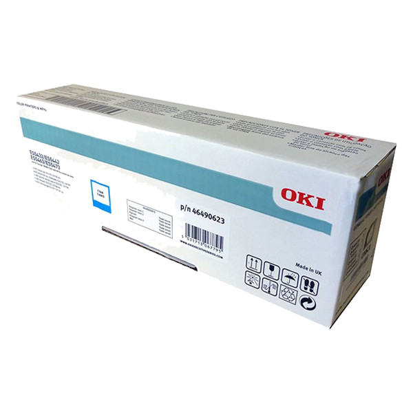 OKI 46490623 cyan toner (original OKI) 46490623 042838 - 1