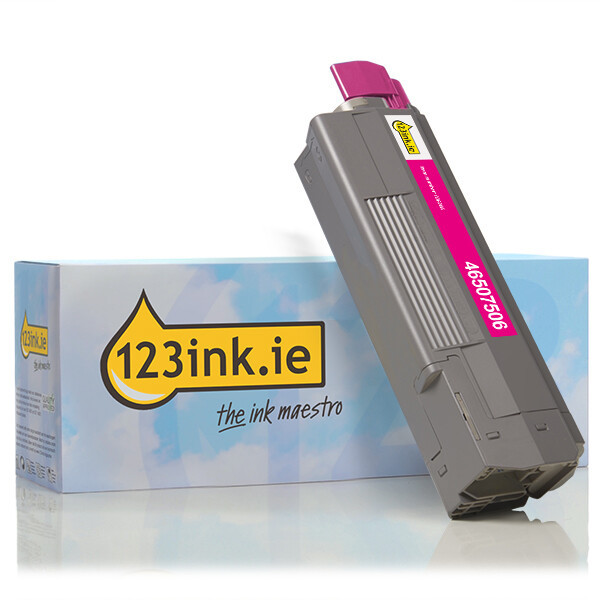 OKI 46507506 magenta toner (123ink version) 46507506C 036205 - 1