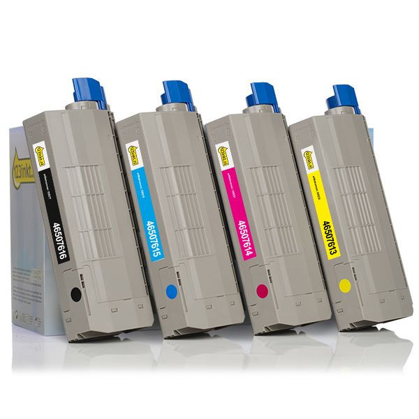 OKI 46507616/15/14/13 BK/C/M/Y toner 4-pack (123ink version)  130611 - 1