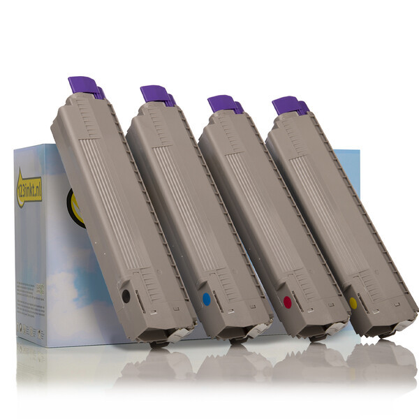 OKI 46861308/07/06/05 BK/C/M/Y high capacity toner 4-pack (123ink version)  130607 - 1