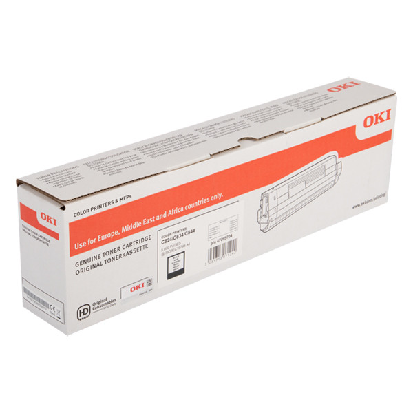 OKI 47095704 black toner (original OKI) 47095704 042758 - 1