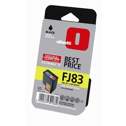 Olivetti FJ83 (B0797) black ink cartridge (original Olivetti) B0797 042204 - 1