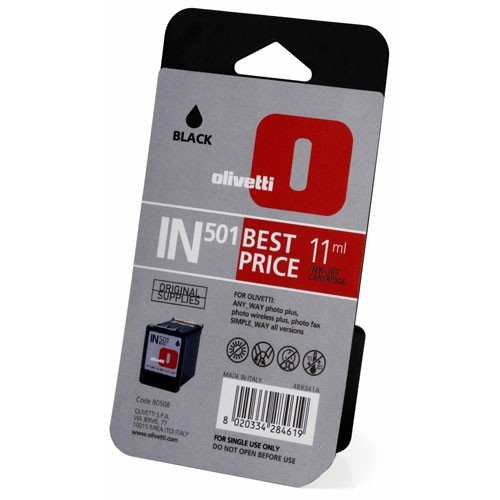 Olivetti IN501 (B0508) black ink cartridge (original) B0508 042110 - 1