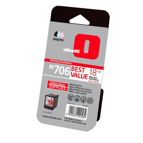 Olivetti IN706 (B0630) high capacity photo ink cartridge (original Olivetti) B0630 042200 - 1