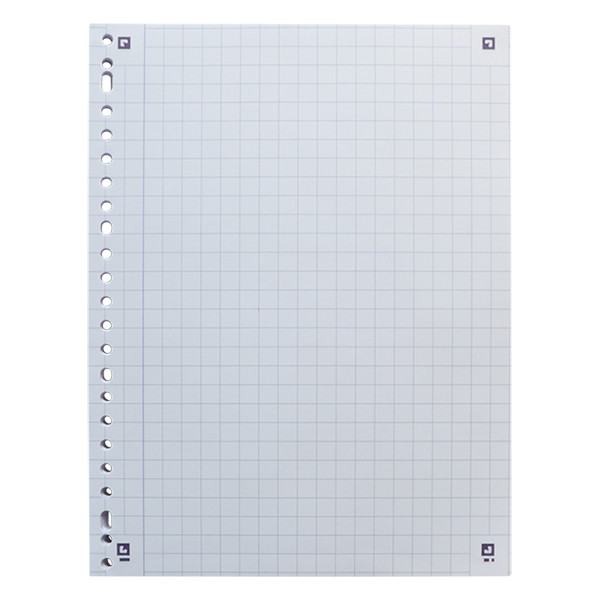 Oxford A4+ checked ring binder paper 90gsm, 100 sheets 400094328 260073 - 1