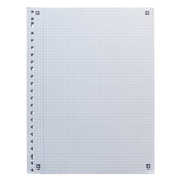 Oxford A4+ checkered ring binder paper 90gsm, 100 sheets (23-ring) 400094329 260072 - 2