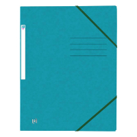 Oxford Top File+ aqua A4 cardboard elastic folder 400116326 260134