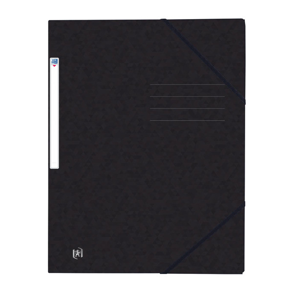 Oxford Top File+ black A4 cardboard elastic folder 400116306 260129 - 1