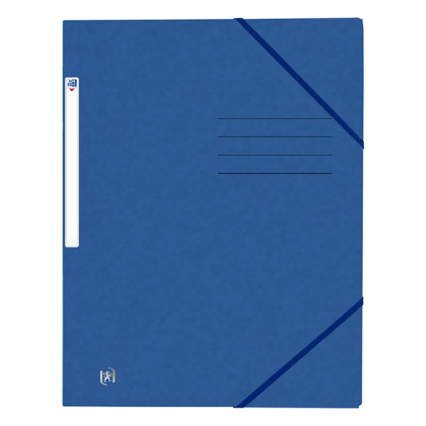 Oxford Top File+ blue A4 cardboard elastic folder 400116324 260132 - 1