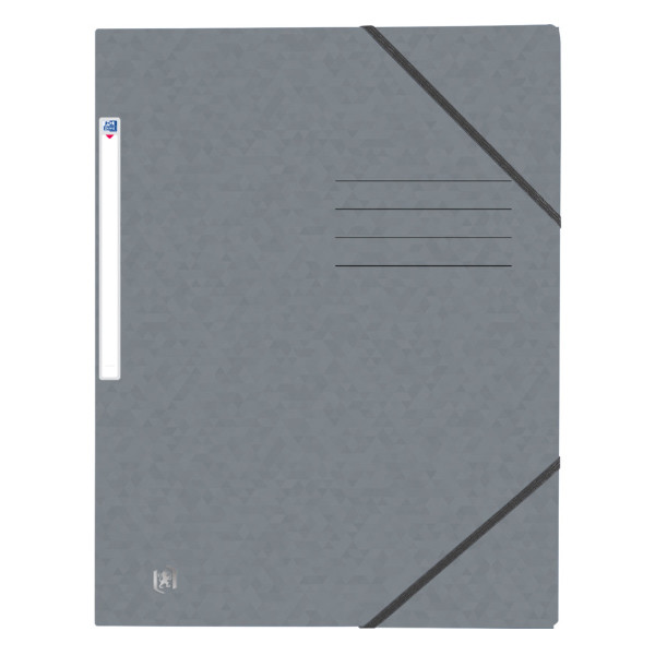 Oxford Top File+ grey A4 cardboard elastic folder 400116327 260135 - 1