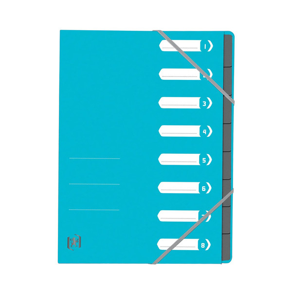 Oxford Top File+ light blue sorting folder with 8 tabs 400116254 260122 - 1