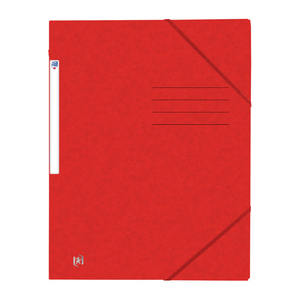 Oxford Top File+ red A4 cardboard elastic folder 400116308 260131 - 1