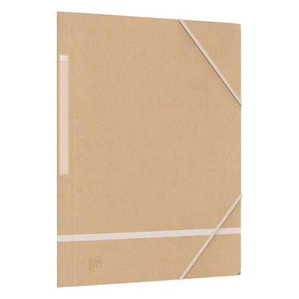 Oxford Touareg beige A4 cardboard elastic folder 400081545 260320 - 1