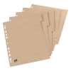 Oxford Touareg beige A4 cardboard tabs with 5 tabs (11 holes) 100204964 260323 - 1