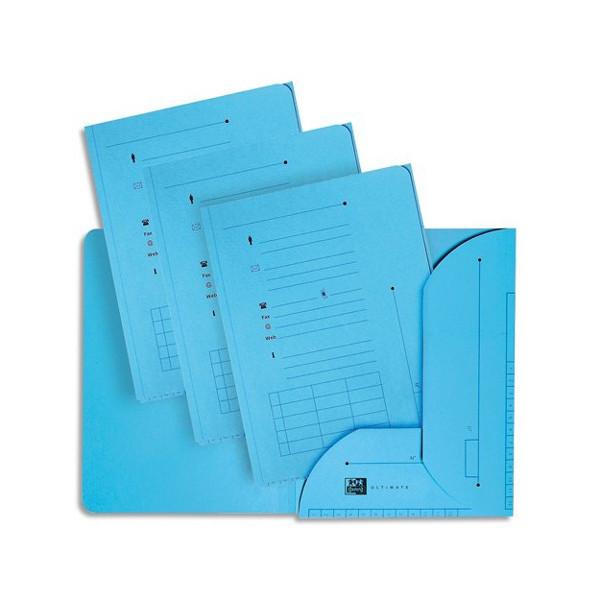 Oxford Ultimate blue A4 2-fold insert folder (25-pack) 100330147 237629 - 1