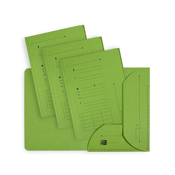 Oxford Ultimate green A4 2-fold insert folder (25-pack) 100330149 237631 - 1