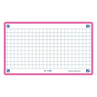 Oxford fuchsia A7 checkered flashcards (80-pack) 400133859 260206