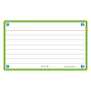 Oxford green A7 ruled flashcards (80-pack)