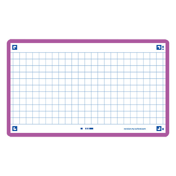 Oxford lilac A7 checkered flashcards (80-pack) 400133856 260209 - 1