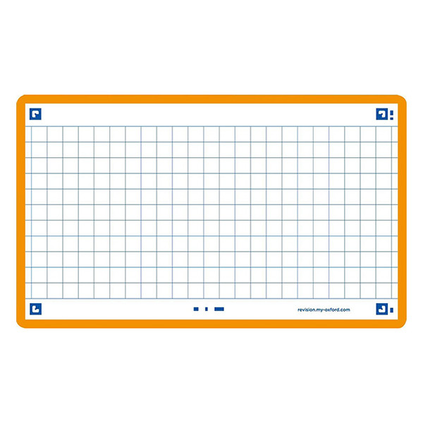 Oxford orange A7 checkered flashcards (80-pack) 400133870 260211 - 1