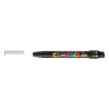 POSCAPCF-350 white brush paint marker (1mm brush)