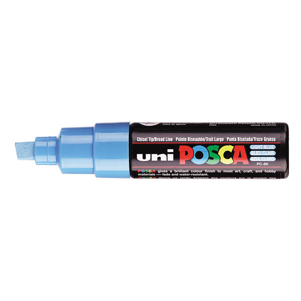 POSCA PC-8K paint marker light blue (8mm chisel) PC8KBC 424195 - 1