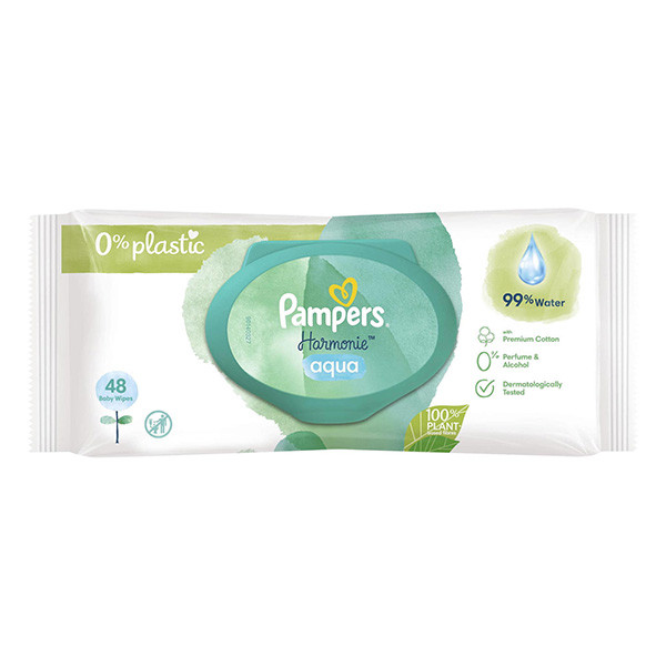 Pampers Harmonie Aqua wipes (48-pack)  SPA04043 - 1