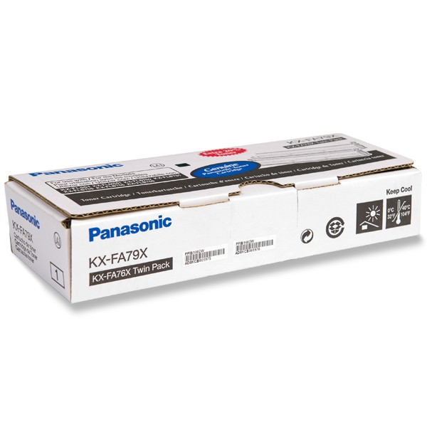 Panasonic KX-FA79X toner 2-pack (original) KX-FA79X 075164 - 1