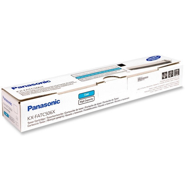 Panasonic KX-FATC506X high capacity cyan toner (original) KXFATC506X 075216 - 1