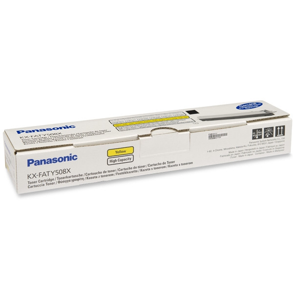 Panasonic KX-FATY508X high capacity yellow toner (original) KXFATY508X 075220 - 1