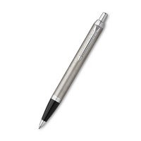 Parker IM Essential silver stainless steel ballpoint pen 2143631 214126