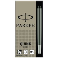 Parker Quink black ink refills (5 x 5-pack)