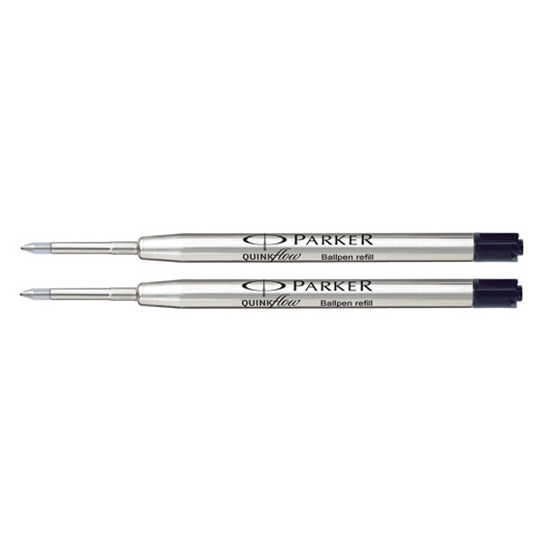 Parker Quinkflow black fine ballpoint refill (2-pack) 19503672 214115 - 1