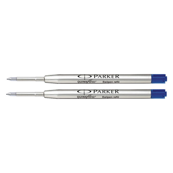 Parker Quinkflow blue fine ballpoint refill (2-pack) 19503682 214114 - 1